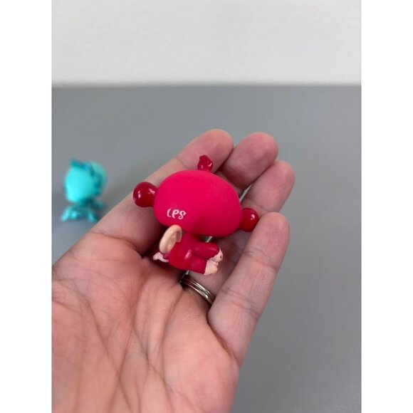 LPS Littlest Pet Shop lot of 3 toy figures axolotl iguana monkey - Picture 4 of 7